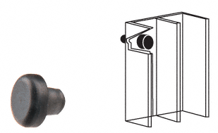 C.R. Laurence CRL 3/8&quot; Rubber Bumper | D656