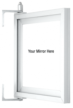 C.R. Laurence CRL Brite Anodized Custom Pivot Mirror Frame | D977BA
