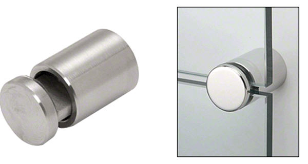 CRL Brushed Stainless 1&quot; Double Sided Adjustable Edge Grip  | DAEG1BS