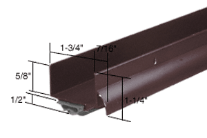 Wrap Around Combination Door Shoe With Vinyl  | DB003DV36