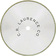 C.R. Laurence CRL 8&quot; Plated Diamond Saw Blade Medium 100 Grit - 5/8&quot; Arbor | DB8P58