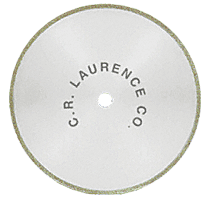 C.R. Laurence CRL 5-3/8&quot; Plated Diamond Saw Blade Fine 220 Grit - 10mm Arbor | DBF