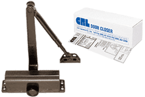 C.R. Laurence CRL DC51 Bronze ANSI Grade 1 Finish Size 1 Light Duty Surface Mount Door Closer  | DC51BRZ