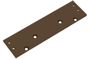 C.R. Laurence CRL DC53 Bronze Finish Narrow Drop Plate  | DC53NDPBRZ