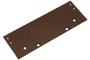 C.R. Laurence CRL Bronze Finish Wide Drop Plate  | DC54DPBRZ