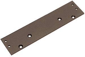 C.R. Laurence CRL Bronze Finish Narrow Drop Plate  | DC54NDPBRZ