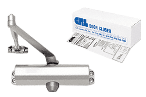 C.R. Laurence CRL DC54 Aluminum Finish Size 4 Surface Mount Door Closer | DC54A