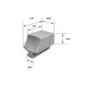 Gordon Glass® Door Catcher/Bumper for Frameless Sliding Shower Doors - Gray