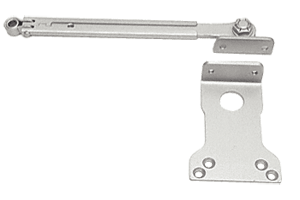C.R. Laurence CRL Aluminum Finish Hold-Open Arm for Surface Mounted Door Closers | DCH0AA