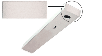 C.R. Laurence CRL Brushed Stainless Steel End Cap with Screws for Use With 1-3/4&quot; x 4&quot; Headers | DCH4ECBS