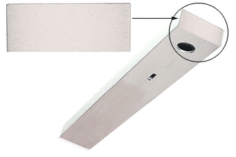 C.R. Laurence CRL Brushed Stainless Steel End Cap for 4-1/2&quot; DCH Header | DCHECBS