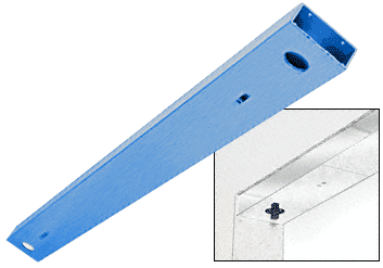 C.R. Laurence CRL Custom Color and Custom Length 4-1/2&quot; No Pocket Double Sided Door Header | DCHPTCD