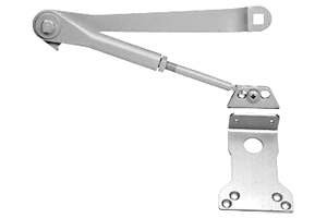 C.R. Laurence CRL Bright Chrome Finish Posi-Hold Positive Hold-Open Arm for Surface Mounted Door Closers  | DCPH0ACH