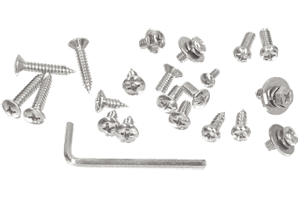 C.R. Laurence CRL Aluminum Finish Screw Pack Assortment - Package | DCSA