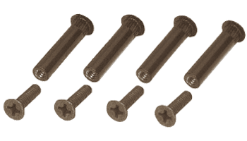 C.R. Laurence CRL Bronze Finish Sex Bolt Mounting Screws - Package  | DCSBBRZ