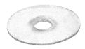 CRL 1-1/4&quot; Diameter Clear Replacement Gasket (Washer) for Back-to-Back Solid Pull Handles - Package of 10 | DH114GASK