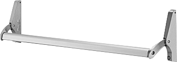 C.R. Laurence CRL Satin Aluminum Finish Concealed Vertical Rod Panic Exit Device | DL1180A