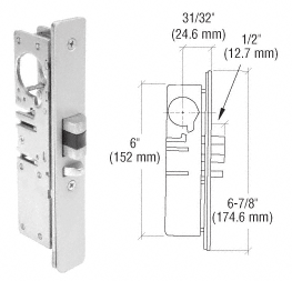 C.R. Laurence CRL 31/32&quot; Backset Narrow Stile Right Hand Deadlatch Lock | DL2140ARH