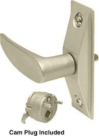C.R. Laurence CRL Brushed Nickel Finish Left Hand Lever Handle | DL2150LHBN