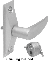 C.R. Laurence CRL Satin Aluminum Finish Right Hand Lever Handle | DL2150RHA