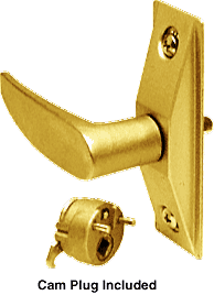 C.R. Laurence CRL Polished Brass Finish Right Hand Lever Handle | DL2150RHBR