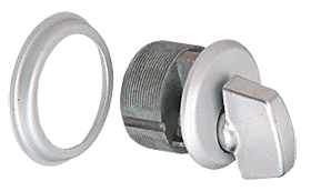 C.R. Laurence CRL Satin Aluminum Finish Mortise Thumbturn Cylinder | DL2172A