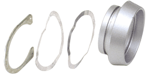 C.R. Laurence CRL Aluminum Mortise Cylinder Guard | DL2174A