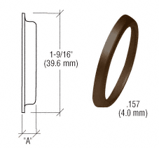 C.R. Laurence CRL Bronze 5/32&quot; Flared Cylinder Ring | DL2175DUA