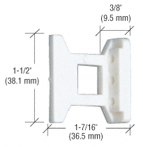 C.R. Laurence CRL Standard Flush Bolt Guide | DL2210SG