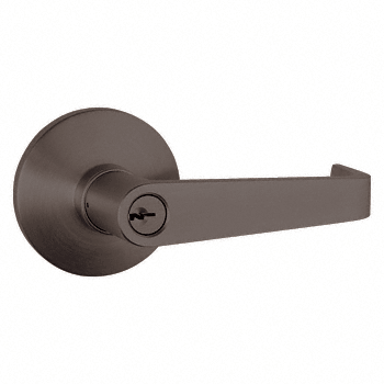 C.R. Laurence CRL Dark Bronze Keyed Lever Trim for DL950 Series Push-Pad Rim Panic Exit Devices - Keyed Differently | DL51LKDDU