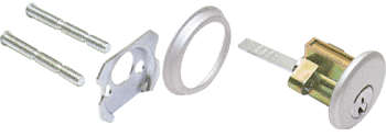 C.R. Laurence CRL Aluminum Finish Rim Keyed Cylinder - Schlage &quot;C&quot; Keyway - Keyed Different | DL911SCKDA