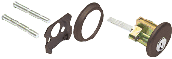 C.R. Laurence CRL Dark Bronze Finish Rim Keyed Cylinder - Schlage &quot;C&quot; Keyway - Keyed Different | DL911SCKDDU