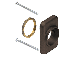 C.R. Laurence CRL Bronze Mortise Cylinder Mounting Pad | DL913DU