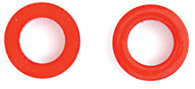 C.R. Laurence CRL Replacement Orange Groove Grommets for Diamond Notch and Saw Machine - Pack  | DNS10G