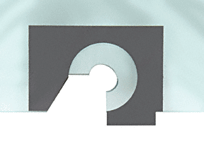 C.R. Laurence CRL Template for Concord Shower Door Hinges  | DNS1Z