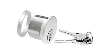 C.R. Laurence CRL Satin Anodized Mortise Keyed Cylinder  | DRA10SA