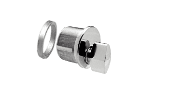 C.R. Laurence CRL Polished Stainless Mortise Thumbturn Cylinder | DRA20PS