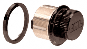 C.R. Laurence CRL Dark Bronze Mortised Low Profile Thumbturn  | DRA22DU