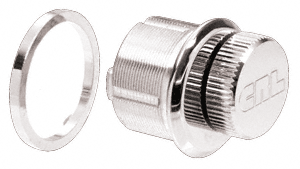 C.R. Laurence CRL Polished Stainless Mortised Low Profile Thumbturn  | DRA22PS