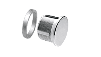 C.R. Laurence CRL Polished Stainless Mortise Dummy Cylinder | DRA30PS