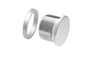 C.R. Laurence CRL Clear Anodized Mortise Dummy Cylinder | DRA30SA