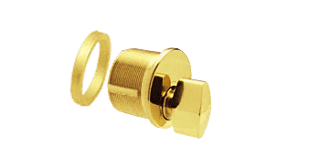 C.R. Laurence CRL Polished Brass Thumbturn Cylinder | DRA60PB