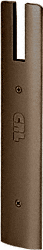 C.R. Laurence CRL Oil Rubbed Bronze End Cap for 3/4&quot; Glass 10&quot; Square Wedge-Lock Door Rail | DREC10S0RB34