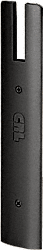 C.R. Laurence CRL Black End Cap for 3/4&quot; Glass 10&quot; Square Wedge-Lock Door Rail | DREC10SBL34