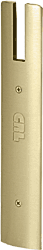 C.R. Laurence CRL Polished Brass End Cap for 3/4&quot; Glass 10&quot; Square Wedge-Lock Door Rail | DREC10SPB34