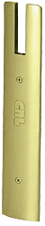 C.R. Laurence CRL Polished Brass End Cap for 1/2&quot; Glass 10&quot; Square Wedge-Lock Door Rail | DREC10SPB