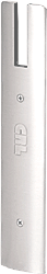 C.R. Laurence CRL Polished Stainless End Cap for 3/4&quot; Glass 10&quot; Square Wedge-Lock Door Rail | DREC10SPS34