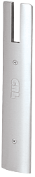C.R. Laurence CRL Satin Anodized End Cap for 1/2&quot; Glass 10&quot; Square Wedge-Lock Door Rail | DREC10SSA