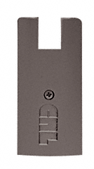 C.R. Laurence CRL Oil Rubbed Bronze End Cap For 4&quot; Square for CRL Wedge-Lock Door Rail System | DREC4S0RB