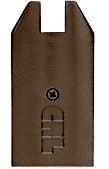 C.R. Laurence CRL Oil Rubbed Bronze End Cap for a 4&quot; Tapered CRL Wedge-Lock Door Rail System | DREC4T0RB